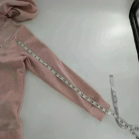 Under Armour Cold Gear Pink w/Gray Logo  Loose  LS Sweatshirt Hoodie Small - Picture 8 of 9